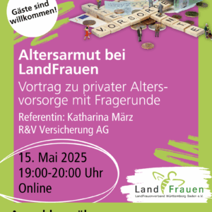 Altersarmut bei Landfrauen