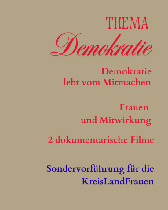 Ins Kino mit den LandFrauen – Unbeugsame 1 und Unbeugsame 2