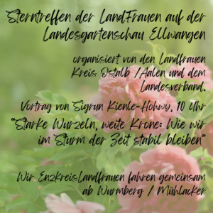 Sterntreffen der LandFrauen auf der Landesgartenschau 23. Mai